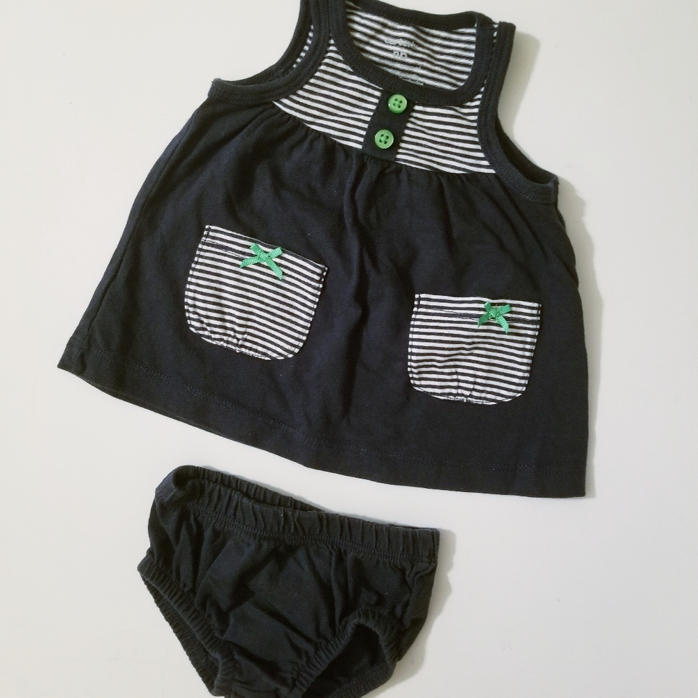 Carter's Newborn Dress and Bloomers